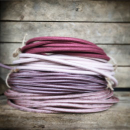 Fabric cord / cord pink lilac burgundy