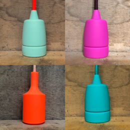 Fitting / Socket Rubber bright colors