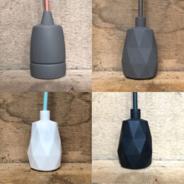 Fitting / Socket Rubber White, Grey, Black