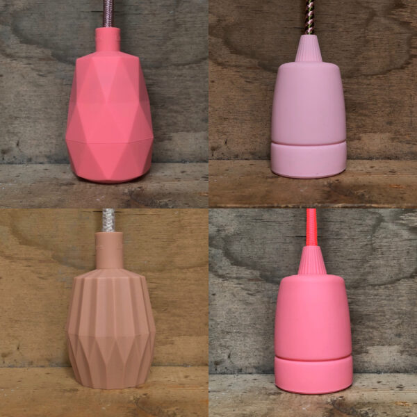 Fitting / Socket Rubber pink , salmon